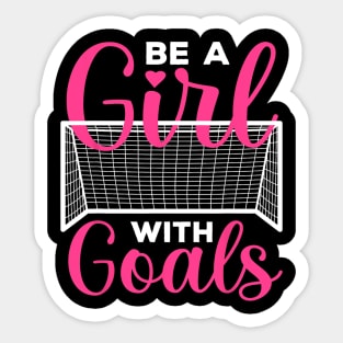 Funny Soccer Art For Girls Soccer Lovers Players Sticker